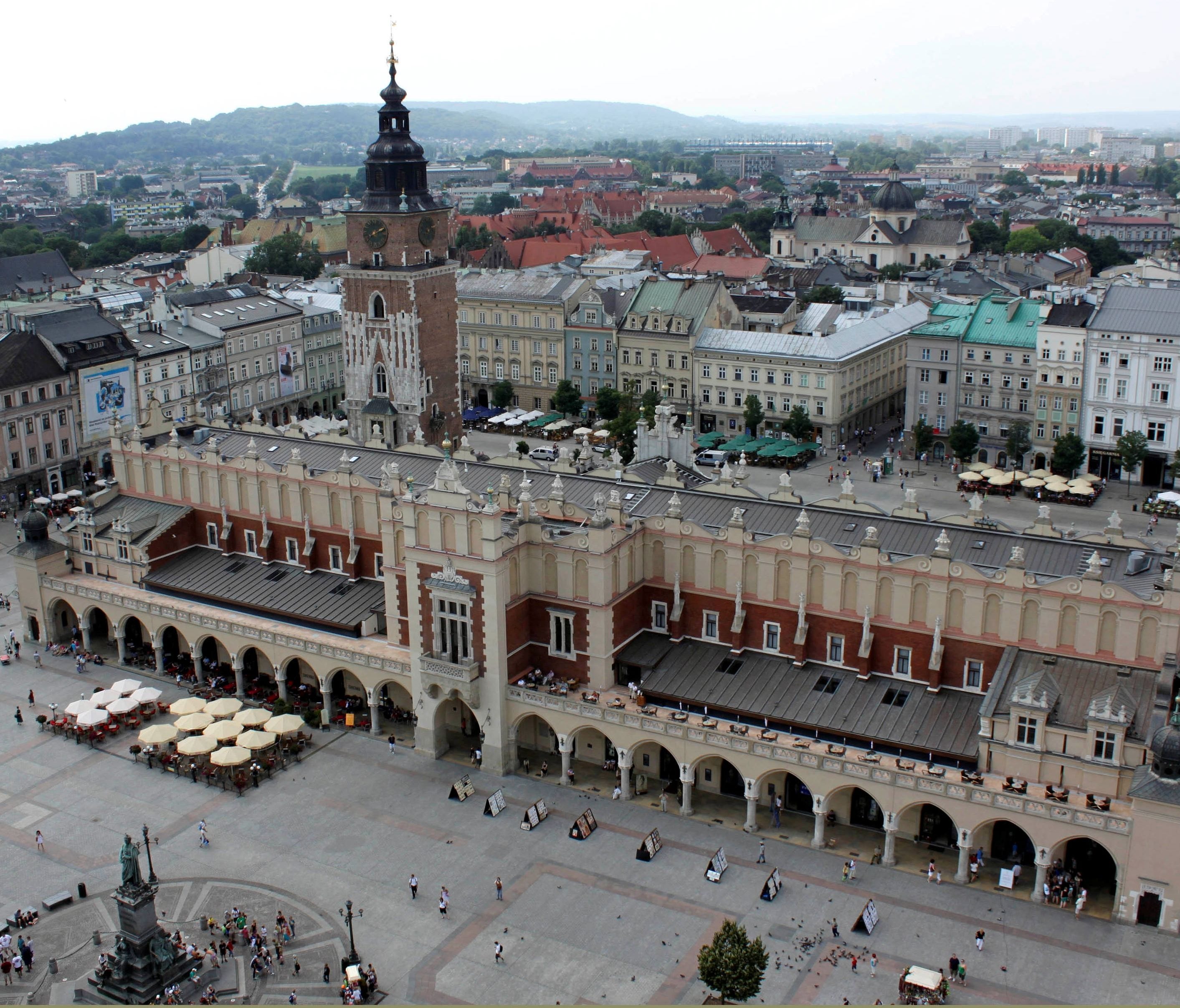 7 and 6: Poland and Hungary, 22 days: Poland's two primary visitor centers, Warsaw and Krakow (pictured), both offer a mix of historical architecture and 