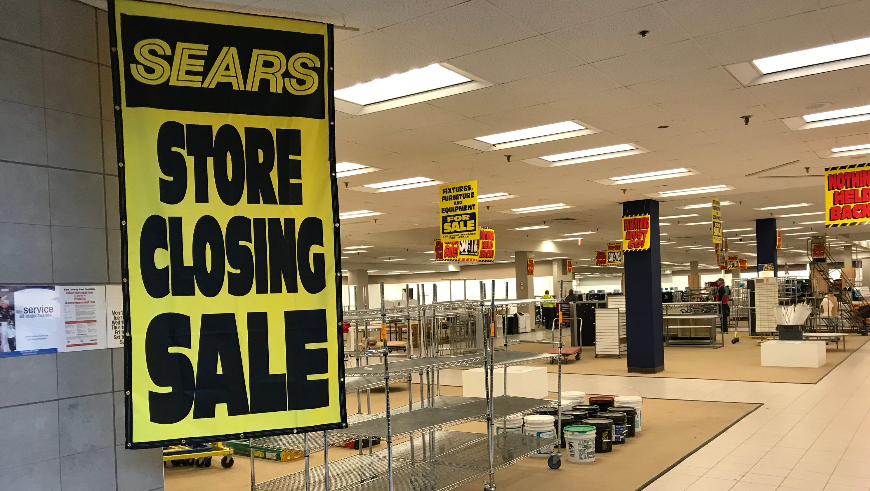 Want to say goodbye to Sears in Paramus? Saturday is its last day