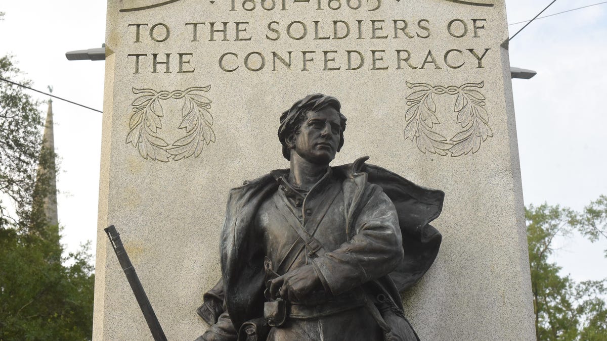 PHOTOS Confederate statues in downtown Wilmington