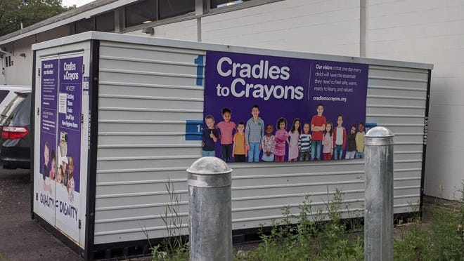 The headquarters for charity Cradles to Crayons is located at 281 Newtonville Ave.