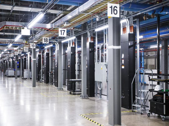 Inside look at a server room at the Apple Data Center