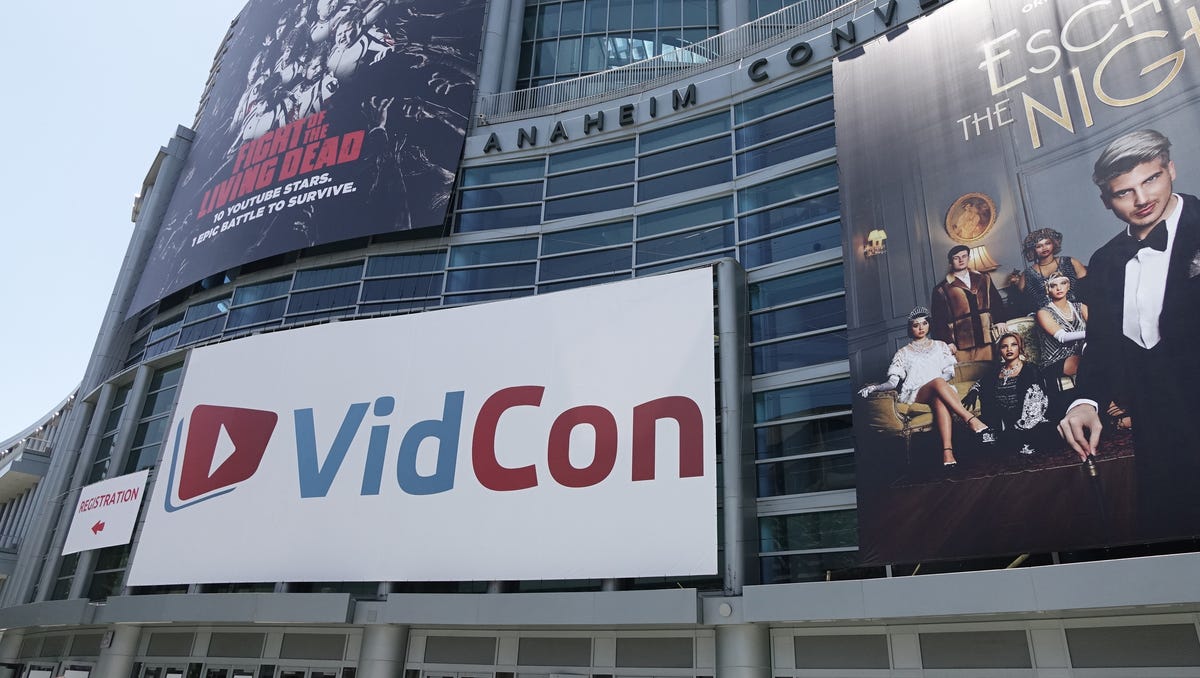 The VidCon convention at the Anaheim Convention Center