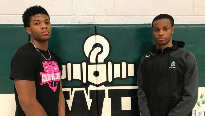 West Bloomfield’s Lance Dixon, left, and Tre Mosley both have offers from Michigan. Dixon also has an offer from Michigan State, while Mosley expects the Spartans could offer in the near future.