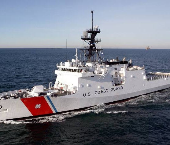 A picture of the USCG National Security Cutter Bertholf.