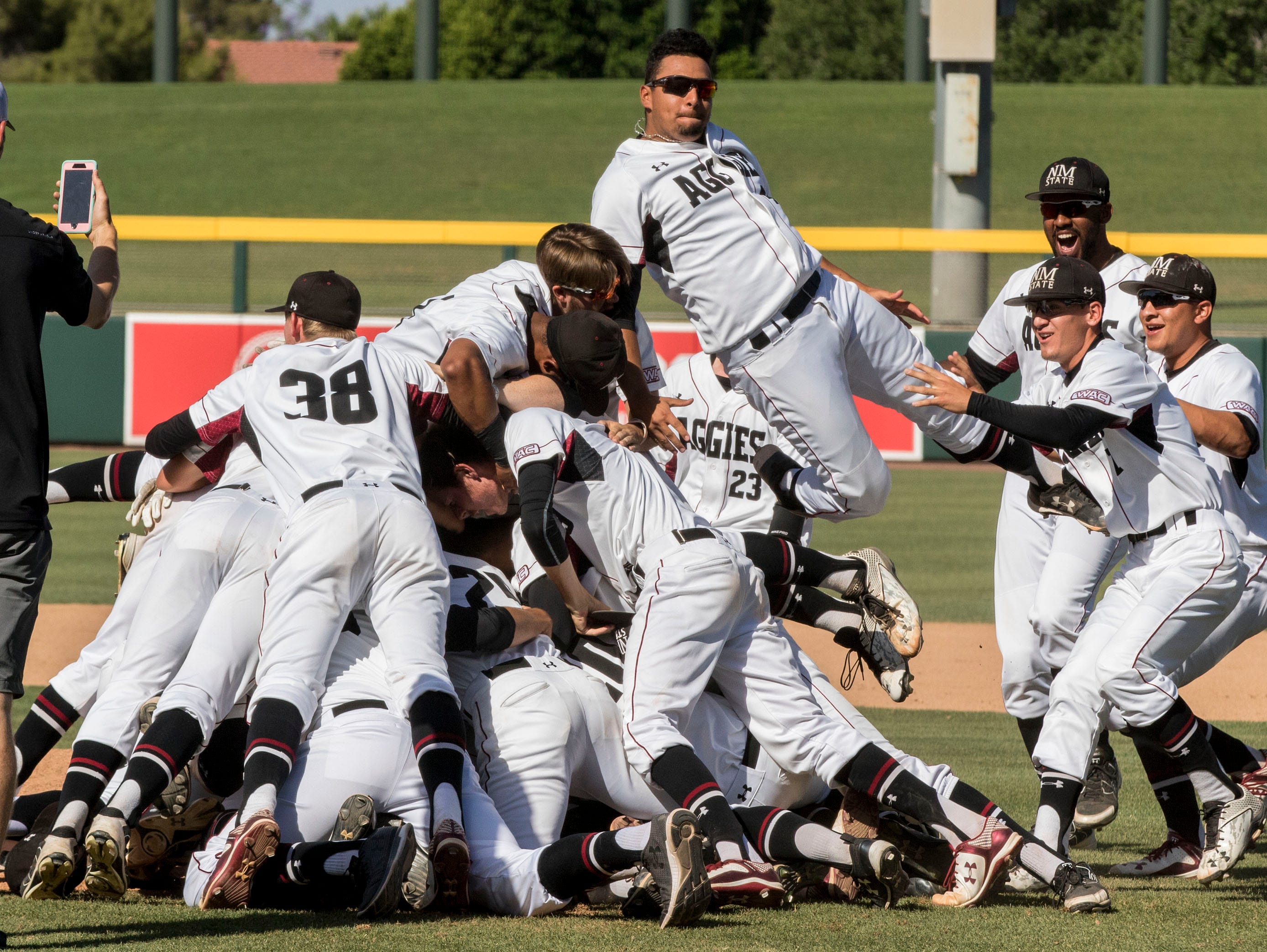 New Mexico State wins first WAC Tournament baseball title