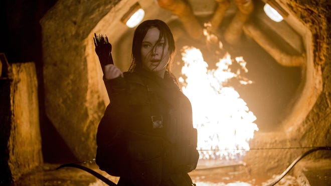 Jennifer Lawrence stars in “The Hunger Games: Mockingjay - Part 2.”