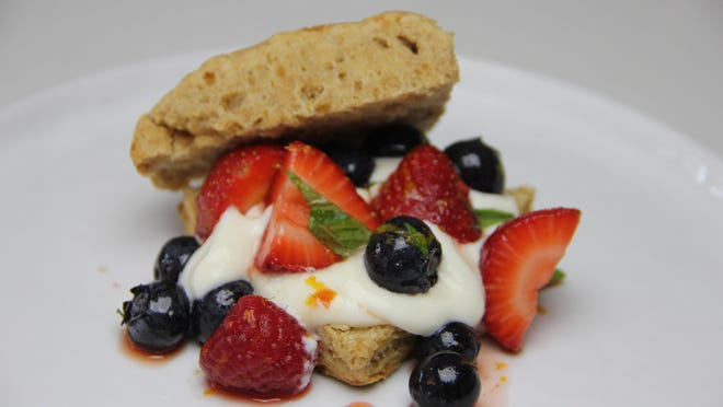 Whole wheat flour adds a little extra fiber and protein to the dish.