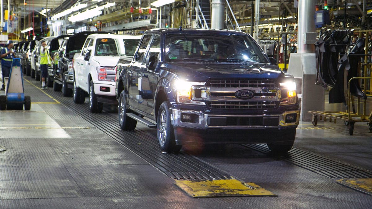 When it's running at full speed, Ford's Dearborn Truck Plant builds a new F-150 pickup every 53 seconds. It's probably one of the most profitable auto factories in the world. But right now, it isn't running, and Ford is bleeding cash.