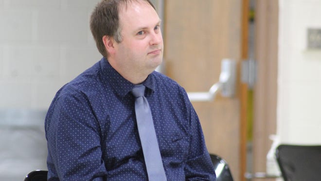 Monday night, the Cheboygan Area Schools Board of Education approved the hiring of Jacob Murray, from Bellaire, as the new assistant principal for the high school. Photo by Kortny Hahn