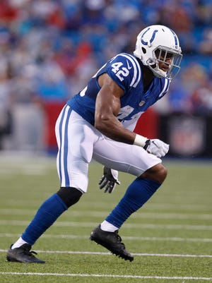 Stefan McClure with the Colts on Aug 13, 2016.