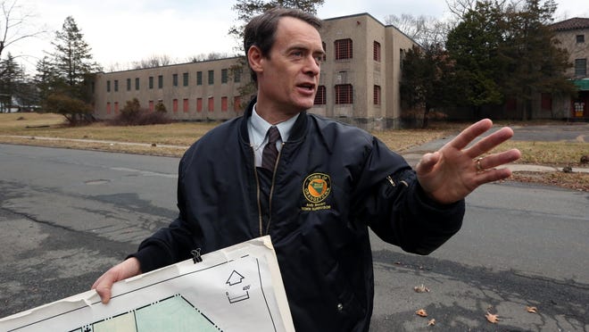 Orangetown Supervisor Andy Stewart at the former Rockland Psychiatric Center in Orangeburg Feb. 1, 2017. The town is considering selling a 60-acre parcel there to a data center developer.