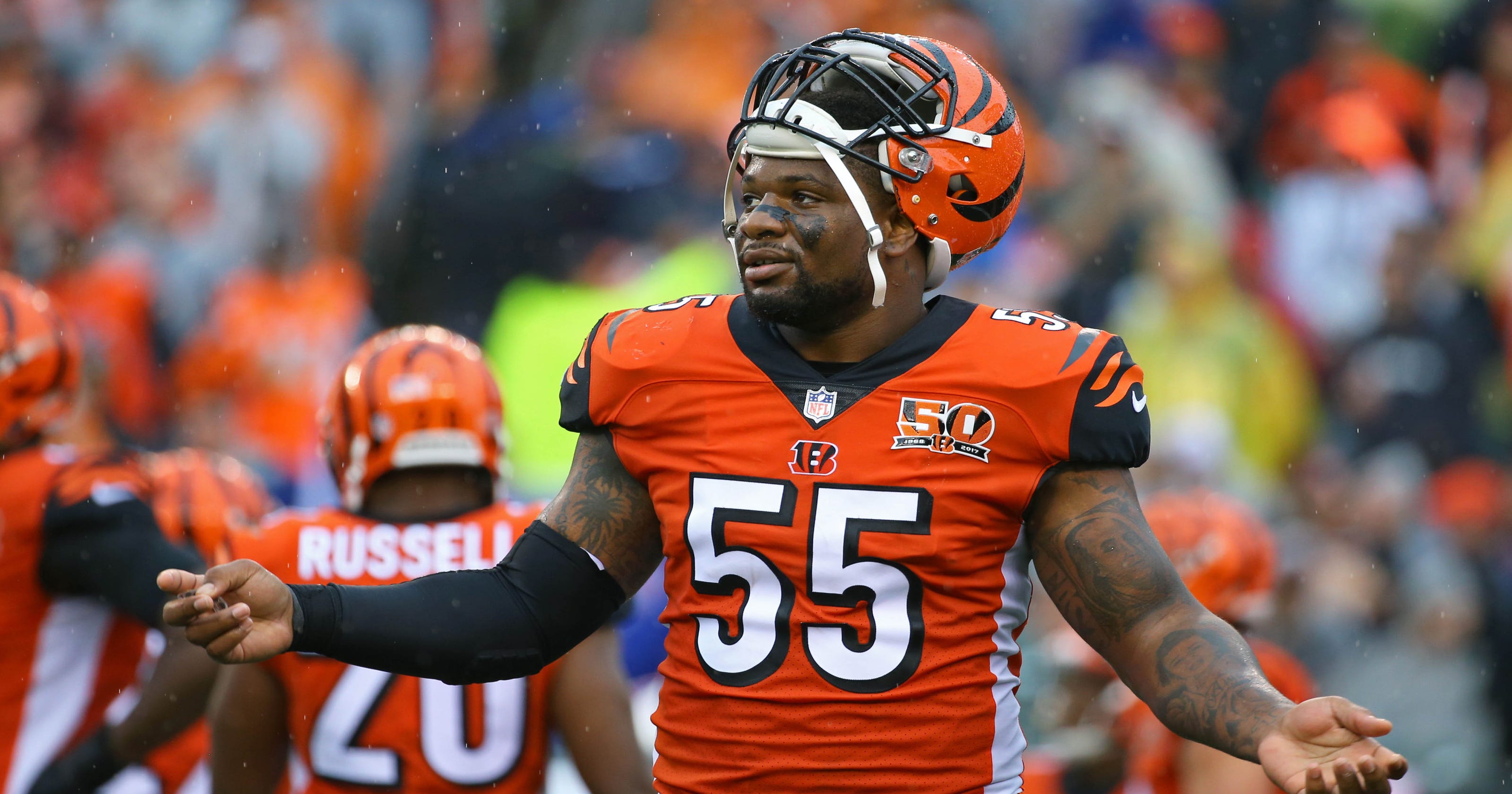 Vontaze Burfict, Bengals LB, faces 4game suspension for PED violation