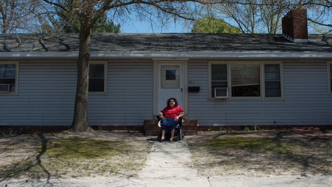 Joanna Weaver, of Salisbury, outside of her Georgia Avenue home on Friday, April 15, 2016.