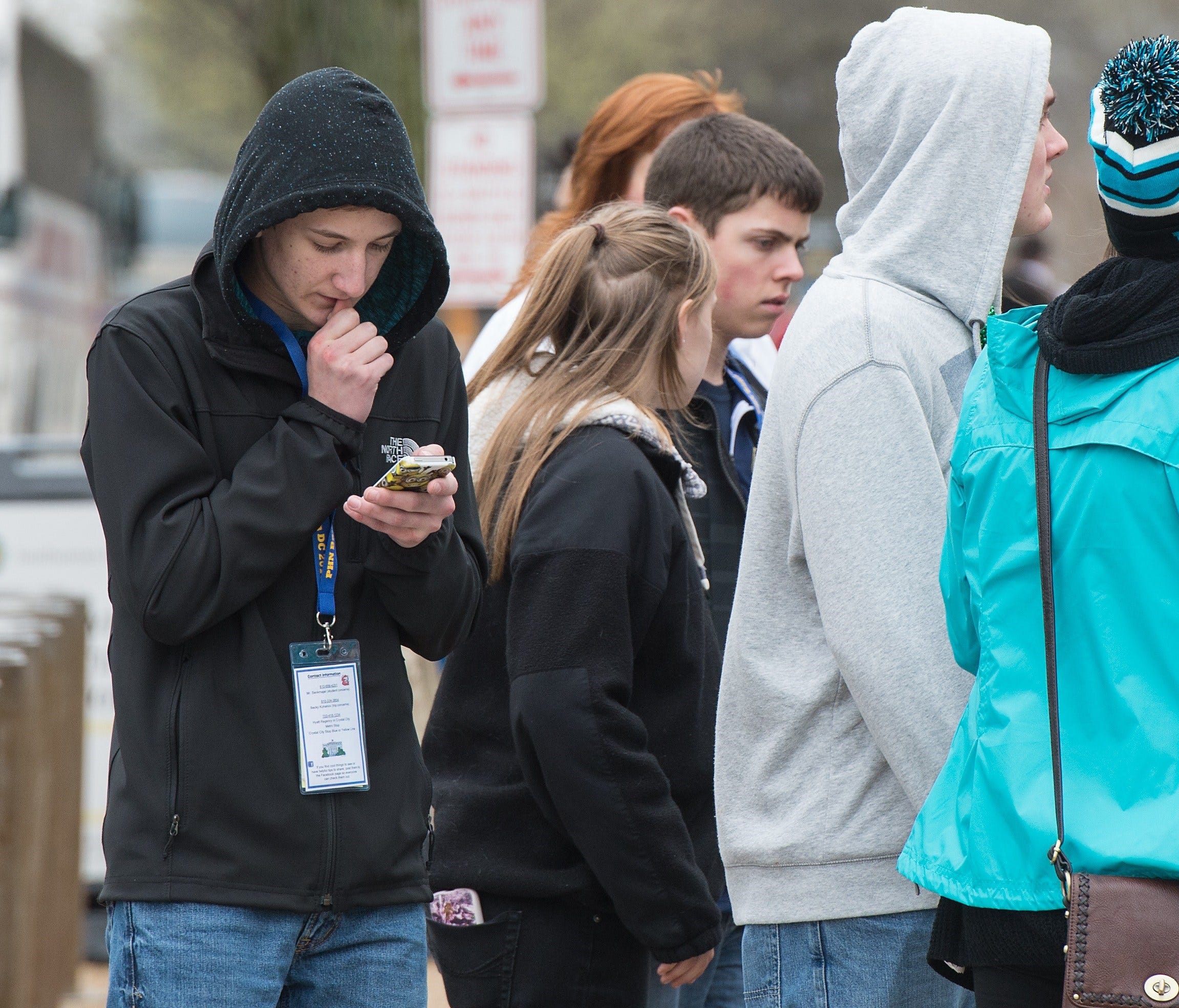 Teenagers in Washington in 2015.