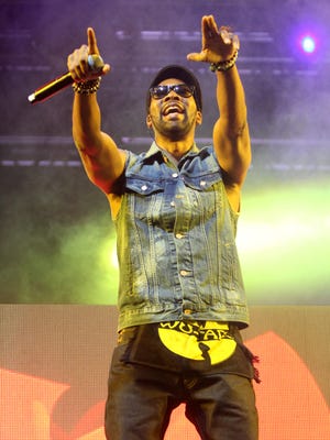 RZA of Wu-Tang Clan plays on the Outdoor Stage during the Coachella Valley Music and Arts Festival in Indio, California on April 20, 2013.