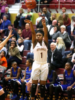 Riverdale freshman Alasia Hayes scored 15 points in the Lady Warriors' blowout win over Smyrna Friday.
