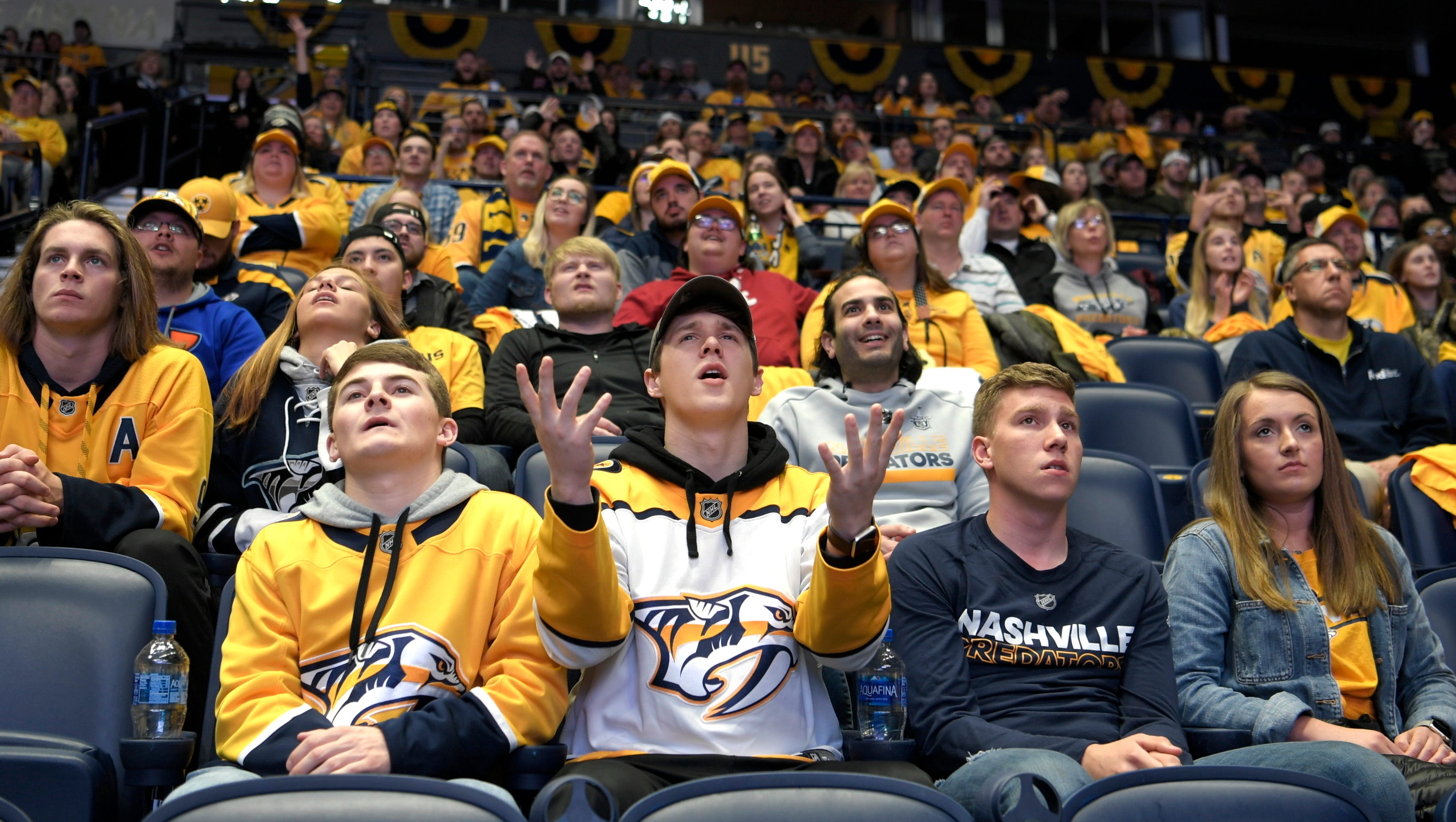 NHL Playoffs Nashville Predators fans break out 'We want the cup' chant
