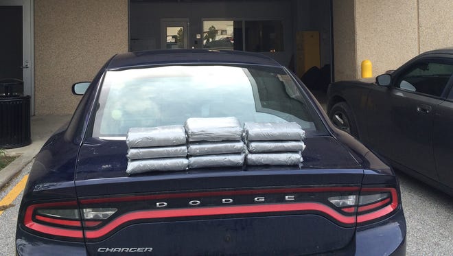 Indiana State Police arrested a Chicago man and siezed 9 kilograms, about 20 pounds, of cocaine during a traffic stop Tuesday on the east side of Indianapolis.