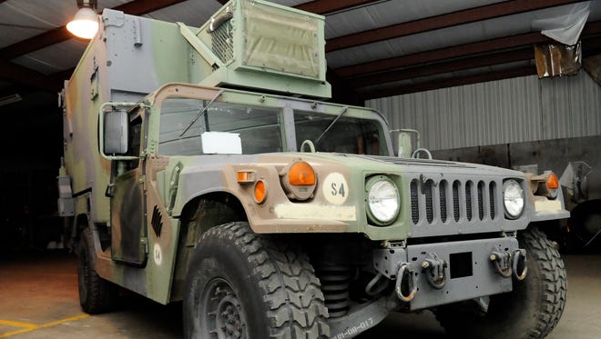 The Fairfield County Sheriff's office received this Humvee through a surplus military equipment program.