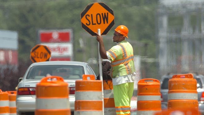 These could be the signs of the time when a $6 million sewer pipe repair project takes place in the spring on 2.8 miles of U.S. 13 in Dover. The Kent County project calls for bigger sewer pipes in the median along the highway to be slip-lined with smaller, plastic pipe because some of the concrete pipe is deteriorating.