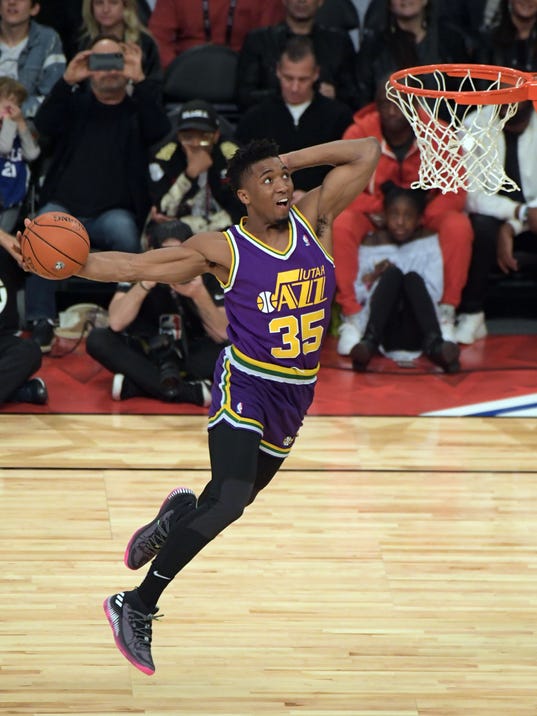 Elmsford's Donovan Mitchell wins NBA Slam Dunk Contest