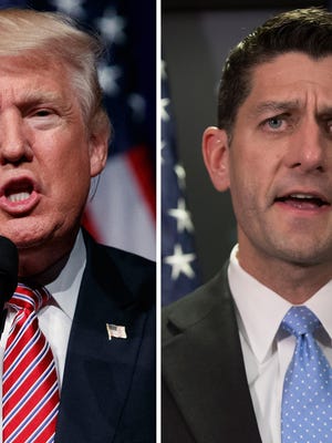 President-Elect Donald Trump and House Speaker Paul Ryan.