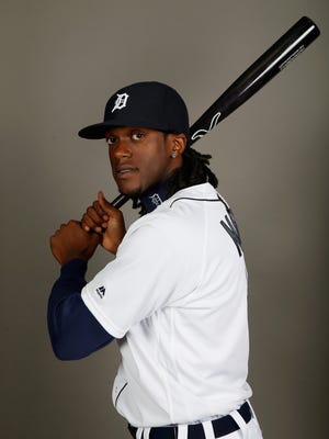 Cameron Maybin of the Detroit Tigers.