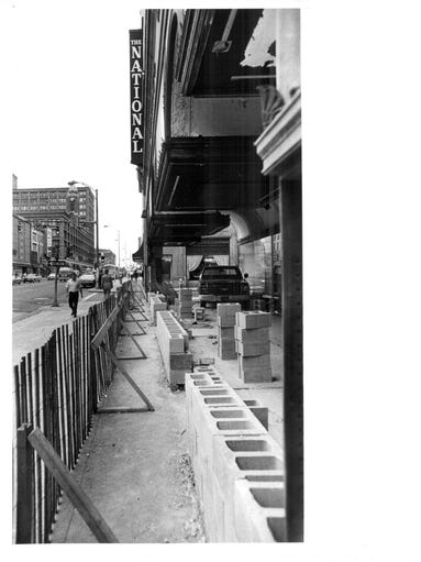 MAIN STREET EAST
SYKES STARTS MOVING IN. WITH WORK