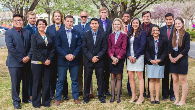 NMSU’s 2015-2016 Model U.N. team. This year, NMSU Model U.N. received multiple individual awards and earned the Outstanding Delegation Award at the annual National Model U.N. Conference in New York City.