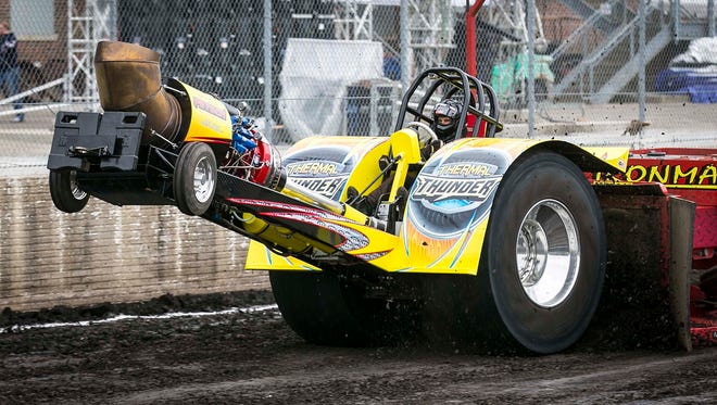 See the Grand Outlaw National Tractor and Truck Pull at the Grandstand of the Iowa State Fair.