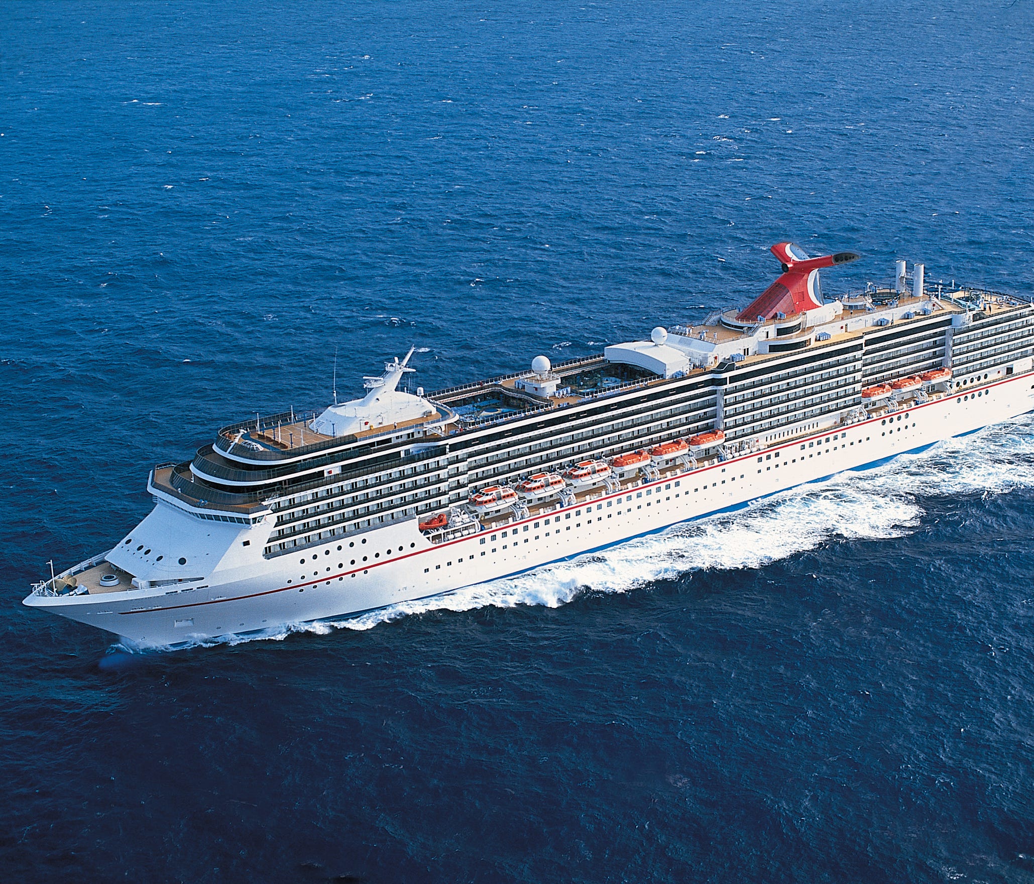 Also unveiled in 2001, the 88,500-ton Carnival Spirit was the original vessel in Carnival's Spirit Class. It carries 2,124 passengers, based on double occupancy, and sails in Australia.