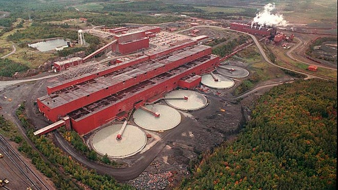 The LTV Steel processing plant near Hoyt Lakes, which was taken over by Polymet Mining Corp. to use as a copper-nickel processing plant.