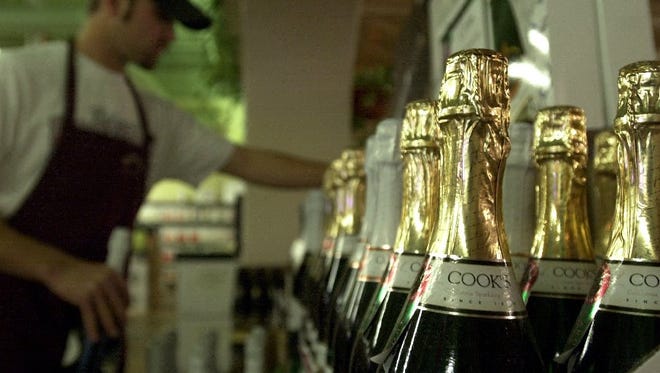 Many restaurants will offer free glasses of champagne on New Year's Eve.