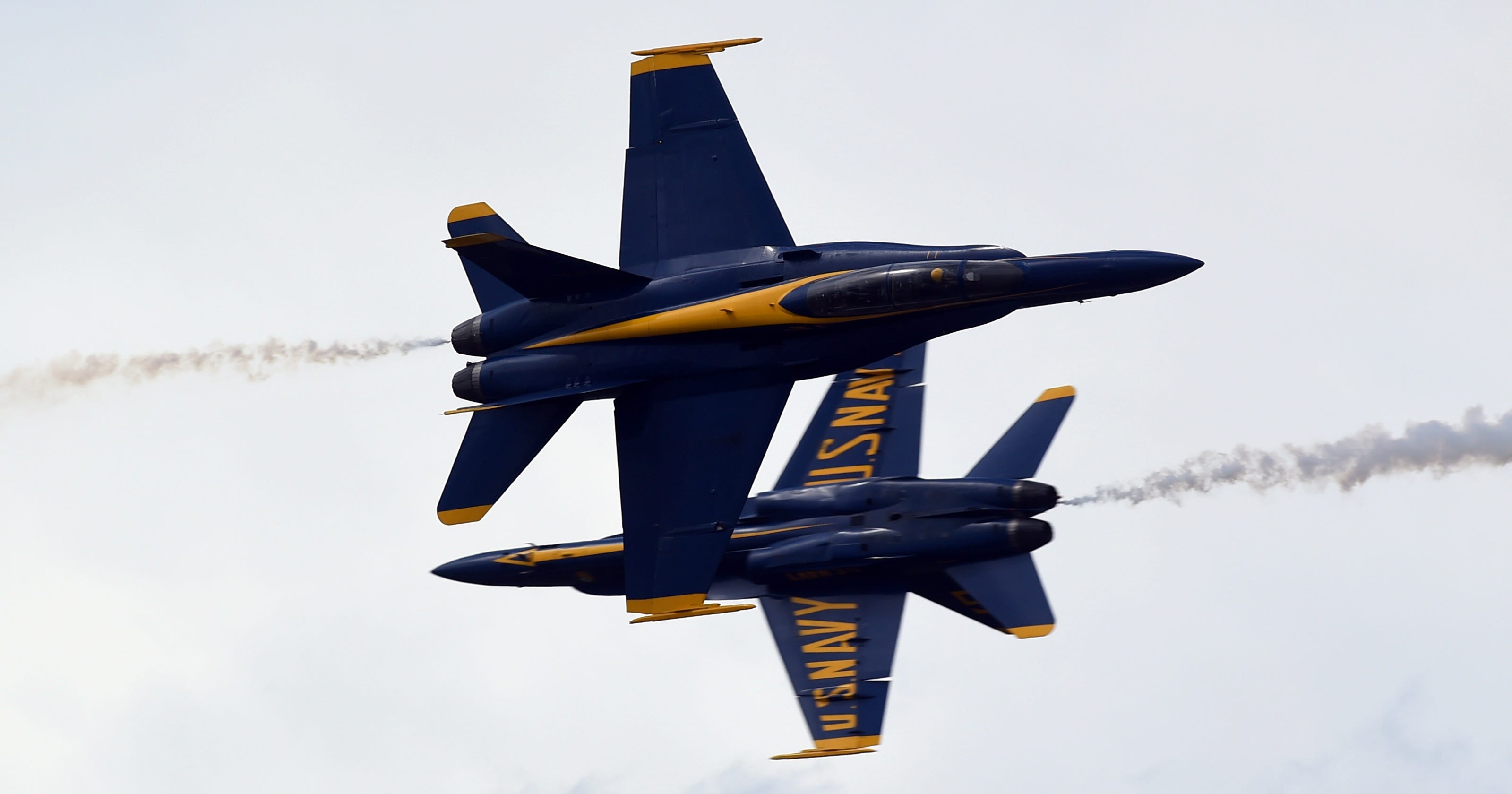 Blue Angel Damaged By Bird At Vero Beach Beach Air Show To