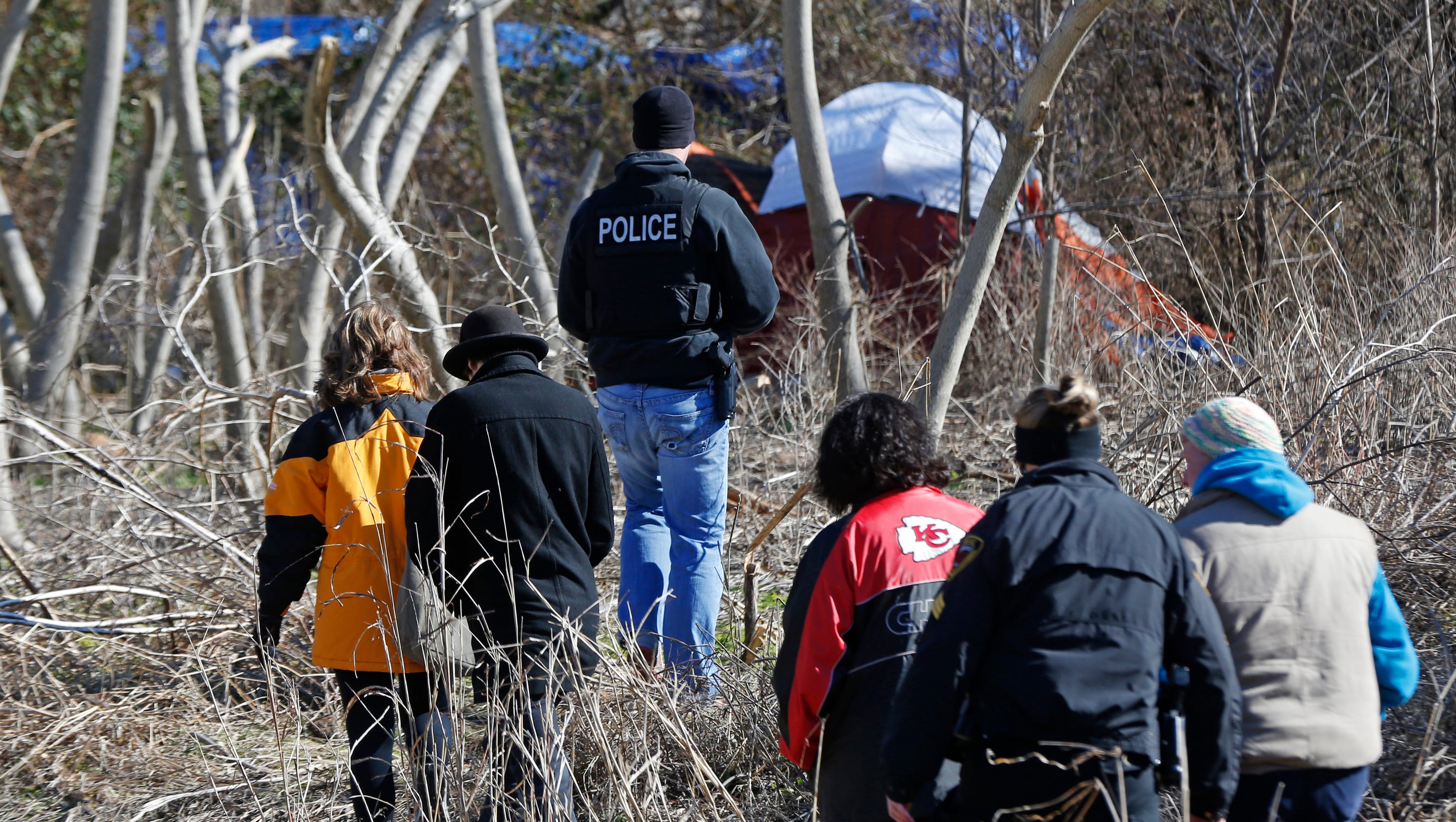 Homeless told to leave multiple Springfield camps