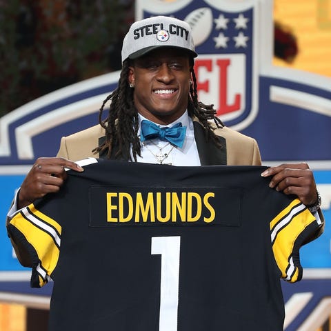Terrell Edmunds is the No. 28 pick for the...