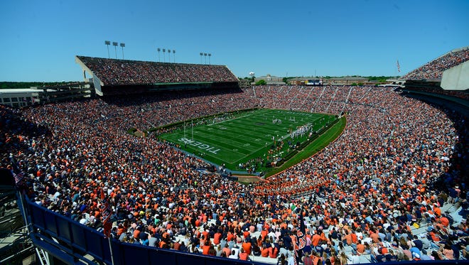 Auburn's season opener with Arkansas is sold out.