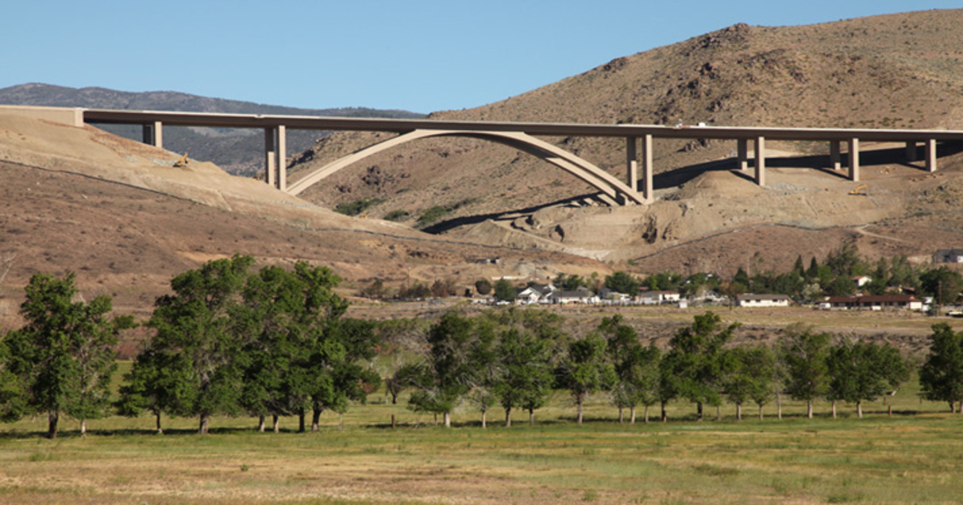 Fact Checker: Is Galena Creek the world's longest cathedral arch bridge?