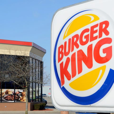 A Burger King Drive-Through Sign