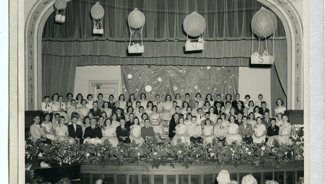 The Hobart Avenue School sixth graders are ready to move up to junior high school in this 1958 photo.