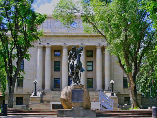 Courthouse Plaza in Prescott hosts the Phippen Museum