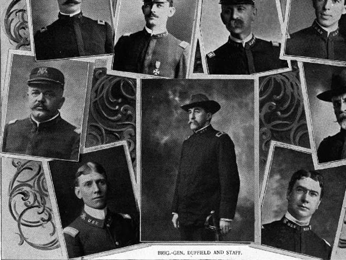 Brig. Gen. Henry Martyn Duffield, seen here with his