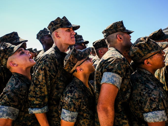 Parris Island Where New Recruits Are Made Into Marines
