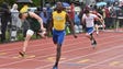 Teslim Olunlade of Lyndurst wins the 110-meter hurdles