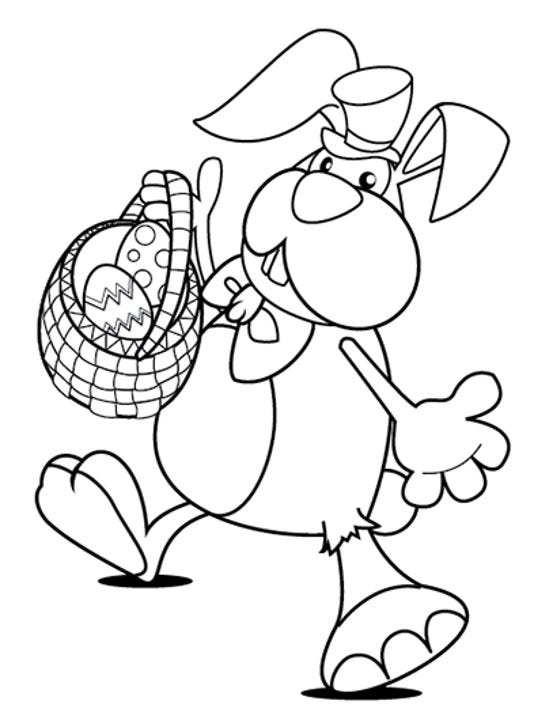 Download Easter Bunny coloring page is fun no matter your age
