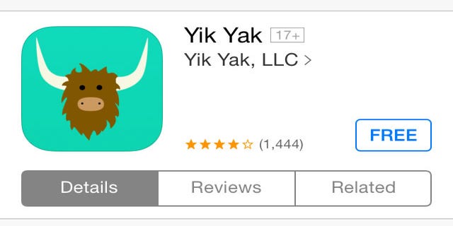 Campus concerns grow over use of Yik Yak app.