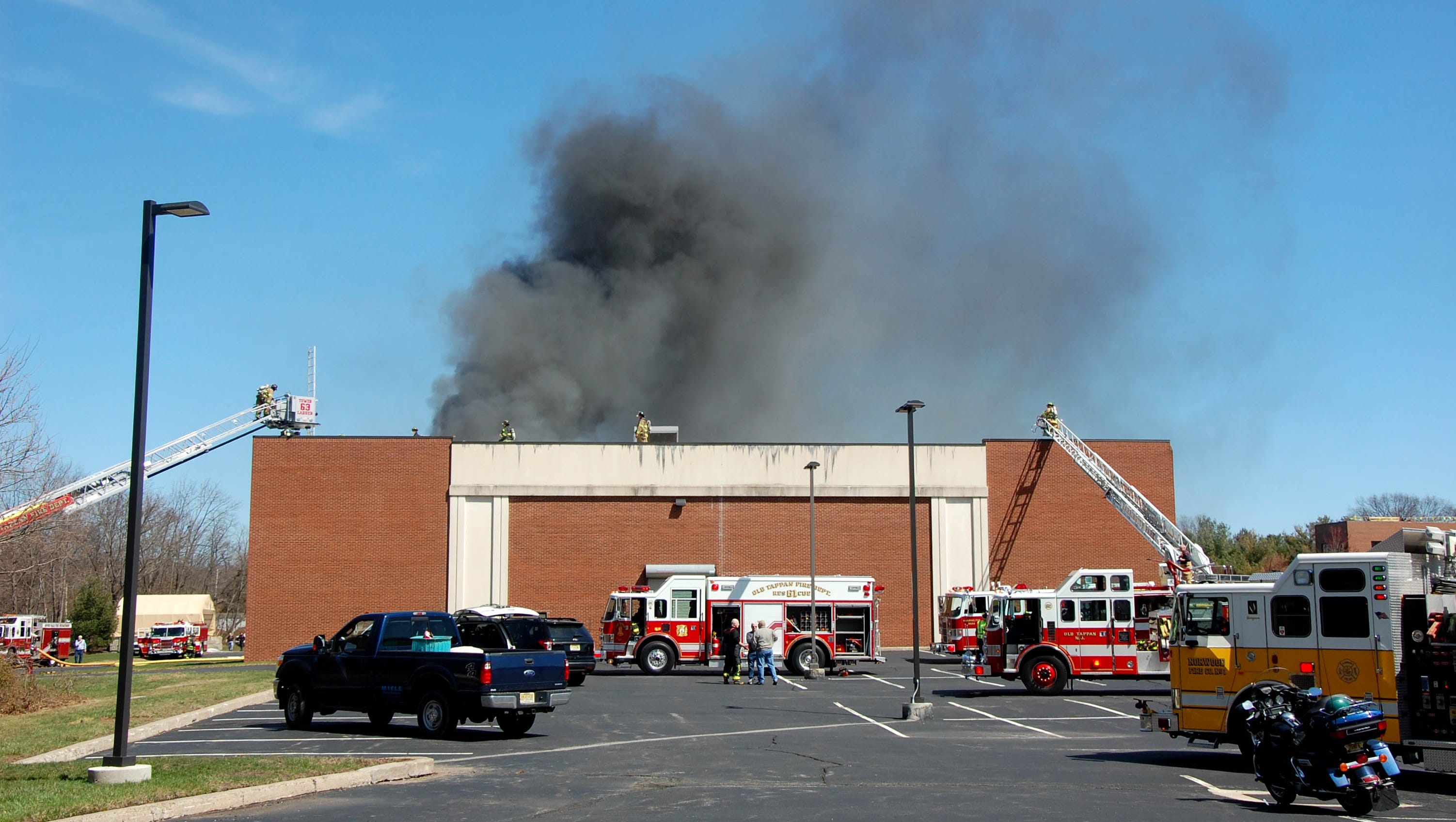 Threealarm fire in Old Tappan