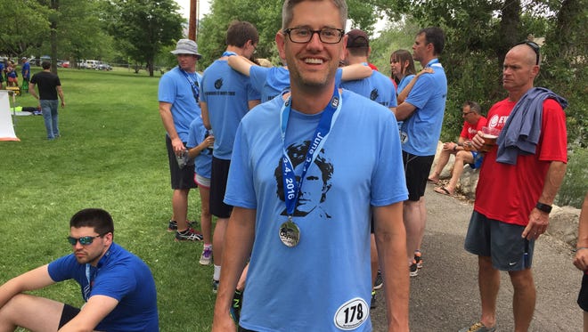 Jared Lindwall ran the Reno-Tahoe Odyssey this year two years after brain surgery.