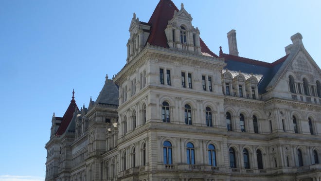 The New York state Capitol in Albany.