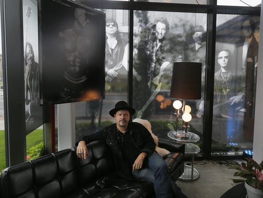 Danny Clinch inside Transparent at the Asbury Hotel